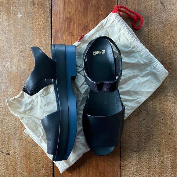 Camper Black Women's Sandals - Picture 2 of 4